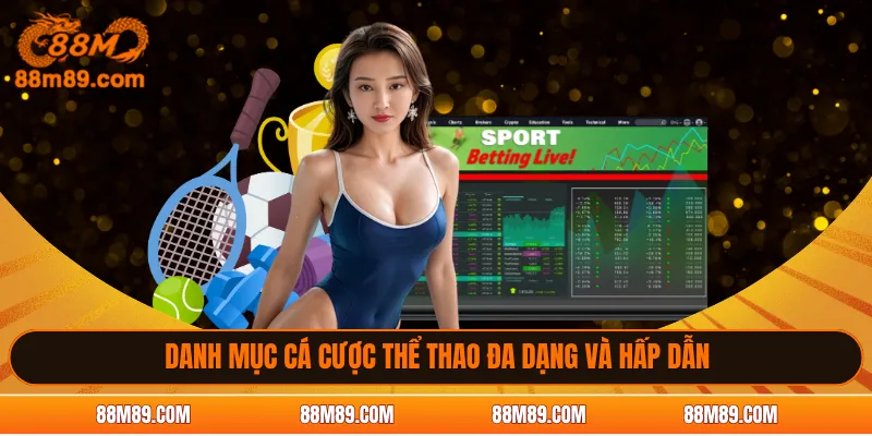 Danh mục cá cược thể thao đa dạng và hấp dẫn
